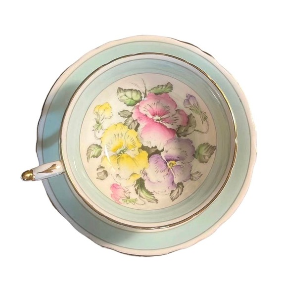 PARAGON Other - Vintage Paragon by Appointment Pansies Teacup and Saucer